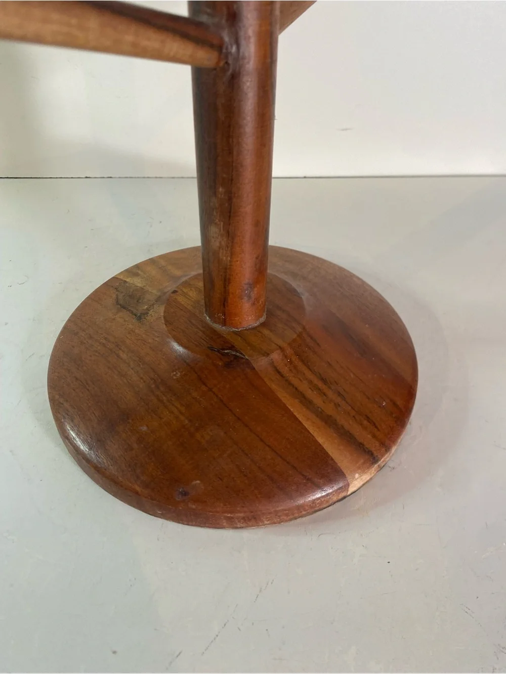 Hearth & Hand Magnolia Acacia Wooden 6 Mug Tree Rack Stand 15” Height